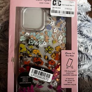 kate spade Clear Glitter iPhone 14 Case